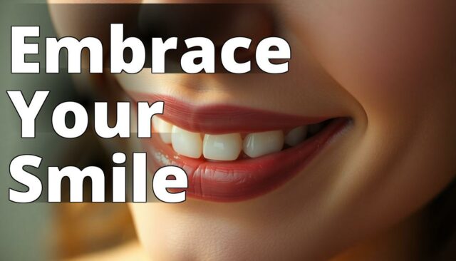 A close-up image of a smiling face highlighting the area around the mouth