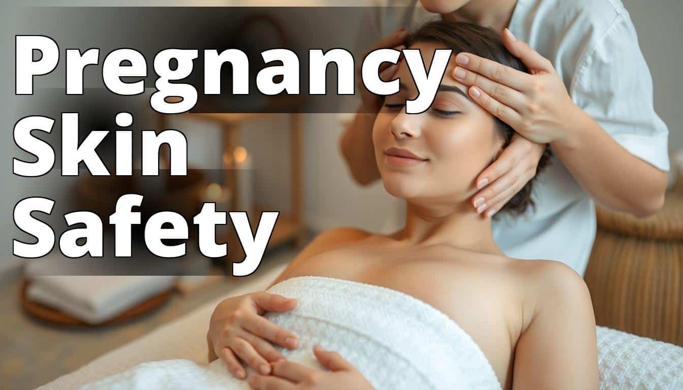 A serene image of a pregnant woman in a spa setting