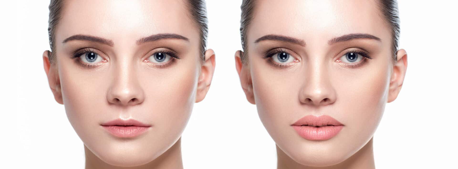 Two women with similar facial features are shown side by side, both with hair pulled back and neutral makeup, facing the camera against a white background—perfect inspiration if you